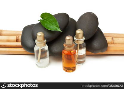 Spa still life isolated on white background