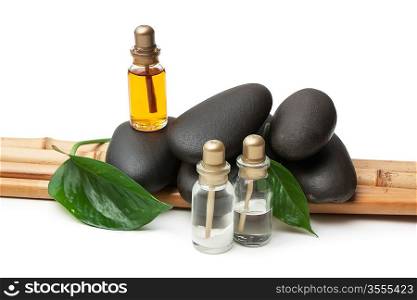Spa still life isolated on white background