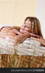 Spa - Young woman at wellness massage treatment therapy