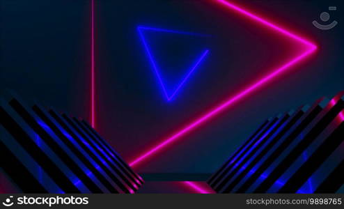 Space neon composition, computer generated. 3d rendering of virtual backdrop. Space neon composition, computer generated. 3d rendering of virtual background