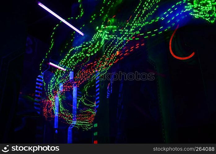 space ship interior science fiction abstract background