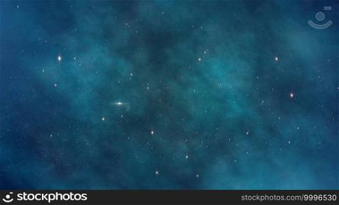Space Universe With Stars And Galaxies 