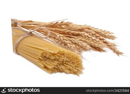 Spaghetti and ears of wheat