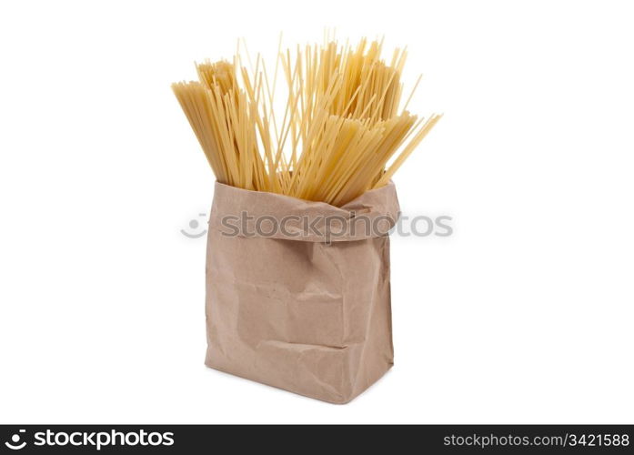 Spaghetti in bag