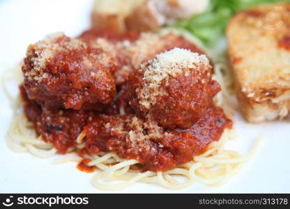 Spaghetti Meatballs