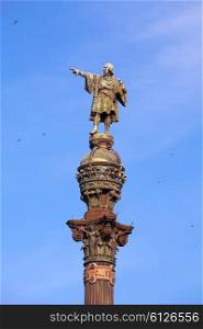 Spain. Barcelona. Monument of Columbus