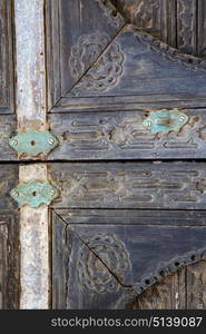 spain castle lock knocker lanzarote abstract door wood in the red brown