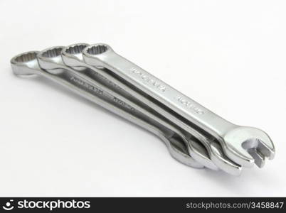 spanner with on a white background