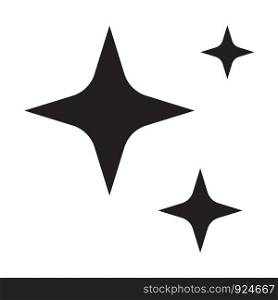 sparkles star icon on white background. flat style. sparkles star icon for your web site design, logo, app, UI. shine symbol. shining sign.