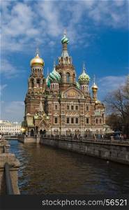 Spas-na-krovi cathedral in St.Petersburg, Russia.