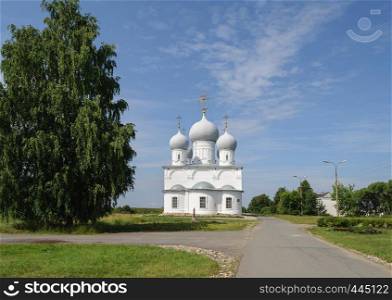 Spaso-Preobrazhensky Cathedral (1668-1670) in Belozersk, Vologda Region, north Russia