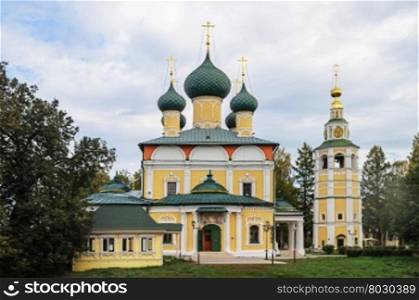 Spaso-Preobrazhensky (Transfiguration) Cathedral with bell tower in Uglich, Russia