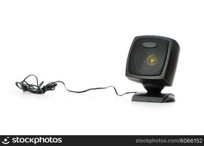 Speakers isolated on the white background
