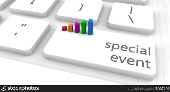 Special Event as a Fast and Easy Website Concept. Special Event