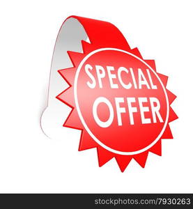 Special offer star label