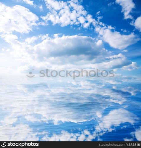 special toned ,sky and clear water