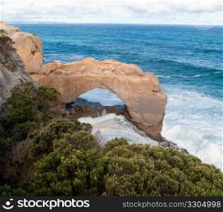 Spectacular scenery along the coastline in the Bay of Island Coastal Park in Australia