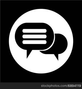 Speech bubble icon