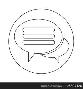 Speech bubble icon