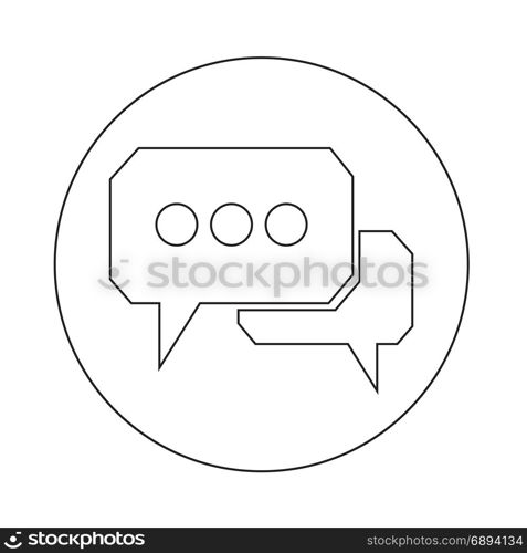 Speech bubble icon