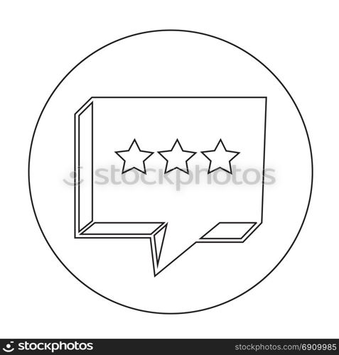 Speech bubble icon