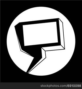 Speech bubble icon