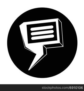 Speech bubble icon