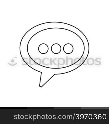 Speech Bubble Icon Illustration design