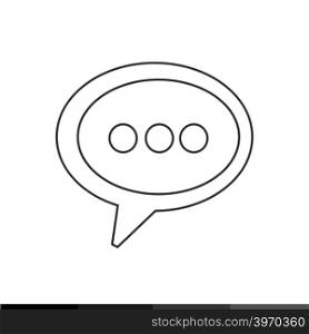 Speech Bubble Icon Illustration design