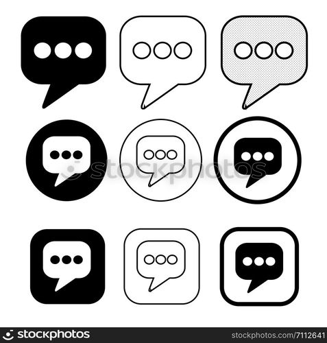 speech bubbles icon symbol sign