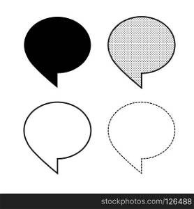 Speech bubbles Icon vector