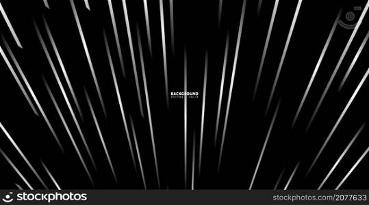 Speed lines. Striped Technology Motion. Abstract pattern background - vector illustration