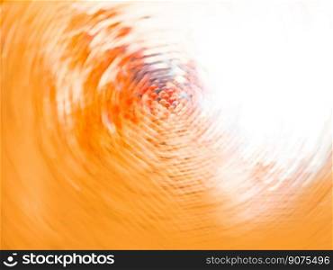 Speed motion blur on yellow tree forest. Zooming fall colorful blur bokeh background.. Autumn stripes moving fast in fall tones illuminated with daylight