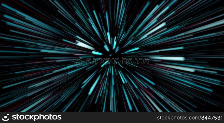 Speeding Background Concept Similar to Space Travel. Speeding Background