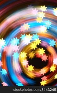 speedy motion stars abstract background