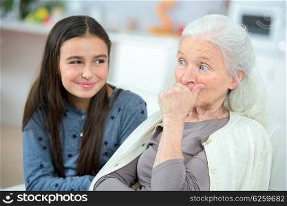 Spending time with grandma