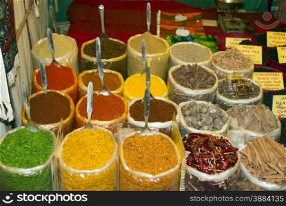 Spice Indian bazaar Anjuna Market Goa. Spice Indian bazaar Anjuna Market Goa.
