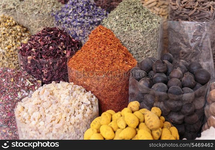 Spices on the Arab market, souk