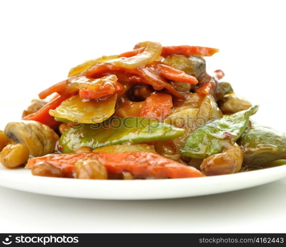 spicy Fillet of chicken with vegetables