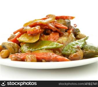 spicy Fillet of chicken with vegetables
