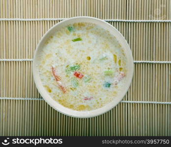 Spicy Quinoa Soup close up