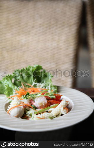 spicy Thai-style salad