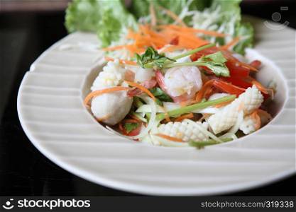 spicy Thai-style salad