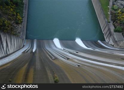Spillway, Shasta Dam, Shasta Lake, California