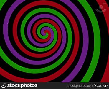 spiral abstract. 3d