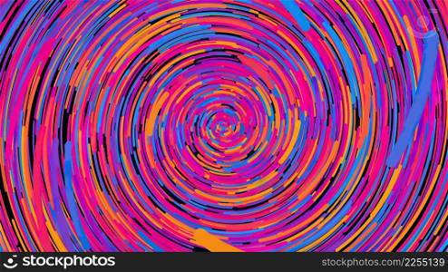 Spiral fireworks from multicolored radial lines, computer generated. 3d rendering abstract backdrop. Spiral fireworks from multicolored radial lines, computer generated. 3d rendering abstract backdrop.. Multicolored radial lines, computer generated. 3d rendering abstract background.