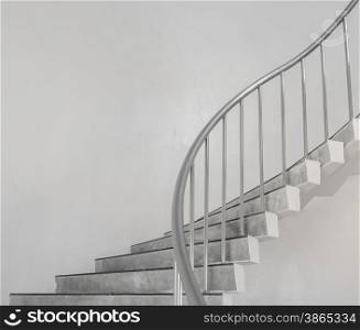 Spiral staircase of building