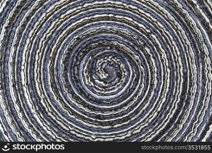 Spiral string for background texture