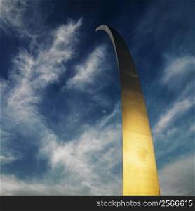 Spire of Air Force Memorial in Arlington, Virginia, USA.