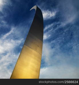 Spire of Air Force Memorial in Arlington, Virginia, USA.